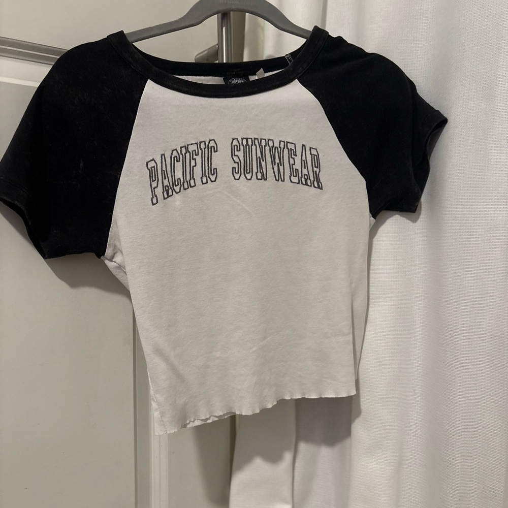 PacSun Black and White Tee